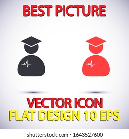 Doktor-Vektorillustration-Symbol Lorem-Ipsum-Illustrationsdesign