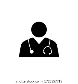 Doctor vector icon. Medicine logo
