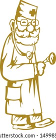 A doctor. Vector illustration