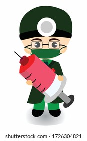 Doctor - Vector illustration of doctor
