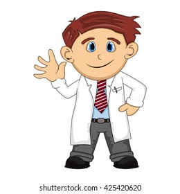 A doctor vector illustration