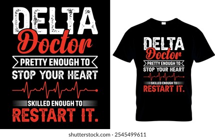 doctor, vector, typography, nurse, , doctor T shirt design 