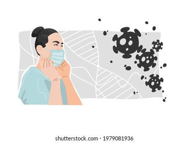 Doctor vector, virus, medical concept Can be applied to designs and media.