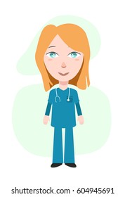 Doctor vector woman