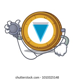 Doctor Verge coin character cartoon