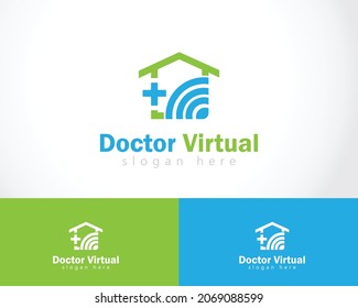 Doctor Virtual Design Concept Home Clinic Online