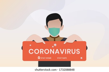 Doctor wearing Face Mask Fight Against Covid-19, Corona-virus Disease, Health Care and Safety
