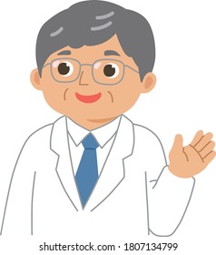 A doctor who is explaining.