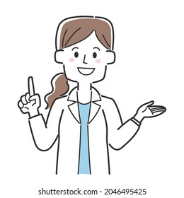 A doctor who gives a polite explanation