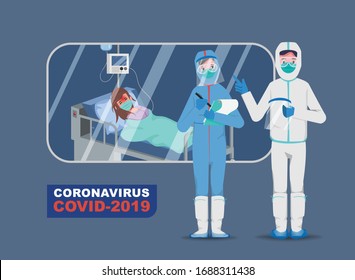 Doctor who save patient from coronavirus outbreak and fighting the covid-19.