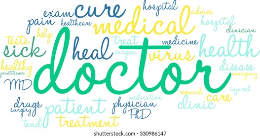 doctor-word-cloud-on-white-background-stock-vector-royalty-free-330986147-shutterstock