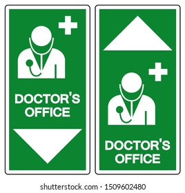 Doctor'Office Symbol Sign, Vector Illustration, Isolate On White Background Label. EPS10