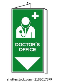 Doctoroffice Symbol Sign Vector Illustration Isolate Stock Vector ...