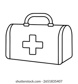 doctor's bag classic leather bag with cross