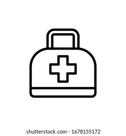 doctors bag icon design vector template