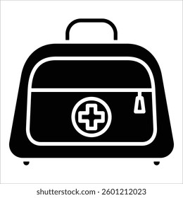 Doctors Bag Icon Element For Design