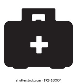 doctor's bag icon on a white background