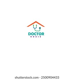 doctor's chambers logo or minimalist or flat vector doctor logo