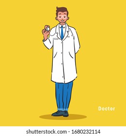 Doctors characters. Medical concept in vector illustration design.