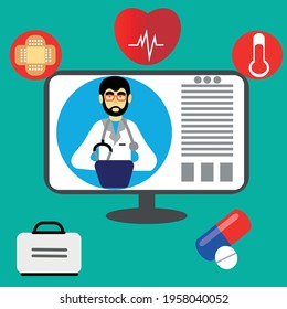 doctor's consultation on the Internet, a common method of treatment