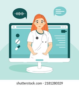 Doctor's Consultation Online, Doctor Online, Remote Doctor's Consultation, Doctor's Courses Online, Doctor And Nurse, Doctor And Nurse Work Together	