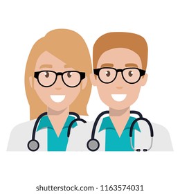 doctors couple avatars characters
