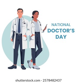 Doctors Day Special - Celebrate Medical Professionals with a Stunning Healthcare Banner Design and Elegant Background