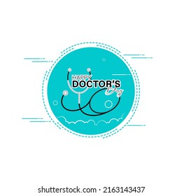 doctor's day- vector illustration of doctor's day.