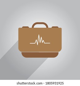 Vector vectorial de la bolsa de equipo del médico 10