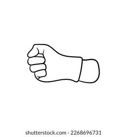 Doctor's hand number 0 line modern design