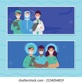 doctors medical staff groups characters