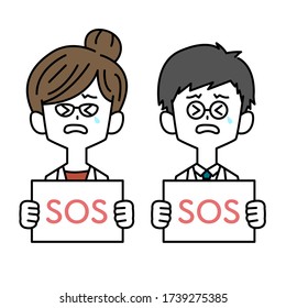 Doctors and men who issue SOS