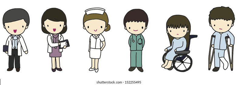 Doctors, Nurse and Patients