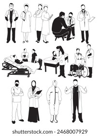 Los médicos y las enfermeras trabajan juntos para atender a los pacientes