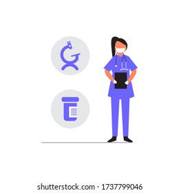 Doctors and nurses working in the hospitals. Perfect for banners, leaflets, landing pages, social media content.