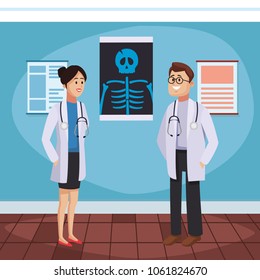 Doctors office cartoon