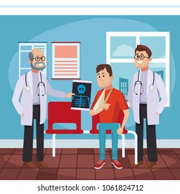 Doctors office cartoon