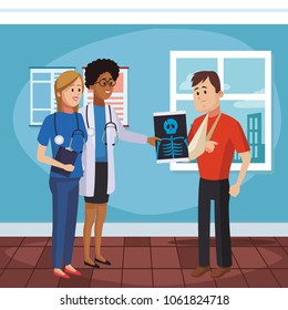 Doctors office cartoon