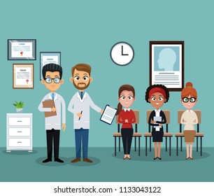Doctors office cartoon