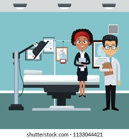 Doctors Office Cartoon Stock Vector (Royalty Free) 1133044421