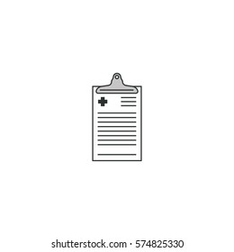 doctor's prescription icon. sign design