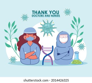doctors in protective suit prevention covid 19