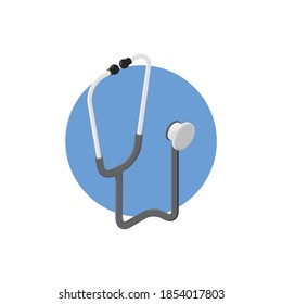 Doctor's Simple Stethoscope Isometric Icon