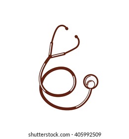 Doctor's stethoscope illustration.