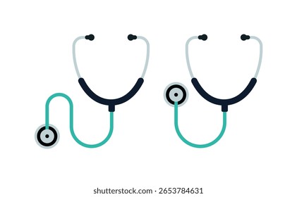 Doctors Stethoscope Set Collection Vector