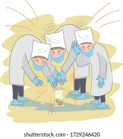 Doctors are studying the virus.