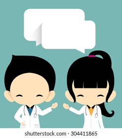 Doctors Vector Illustration