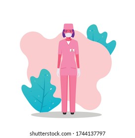 doctores Ilustración vectorial del médico. diseño plano.