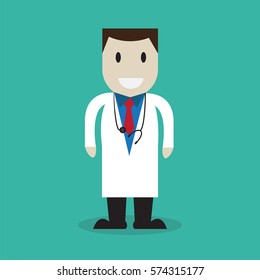 Doctor,Vector illustration.