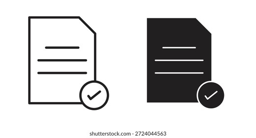Logo-Design für akzeptierte Symbole, Piktogramm-Symbole